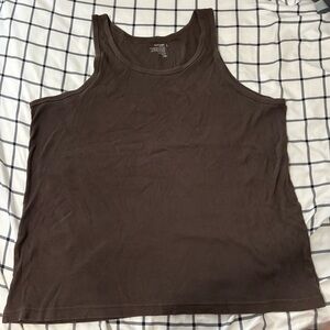 Sports Brown Tank Top